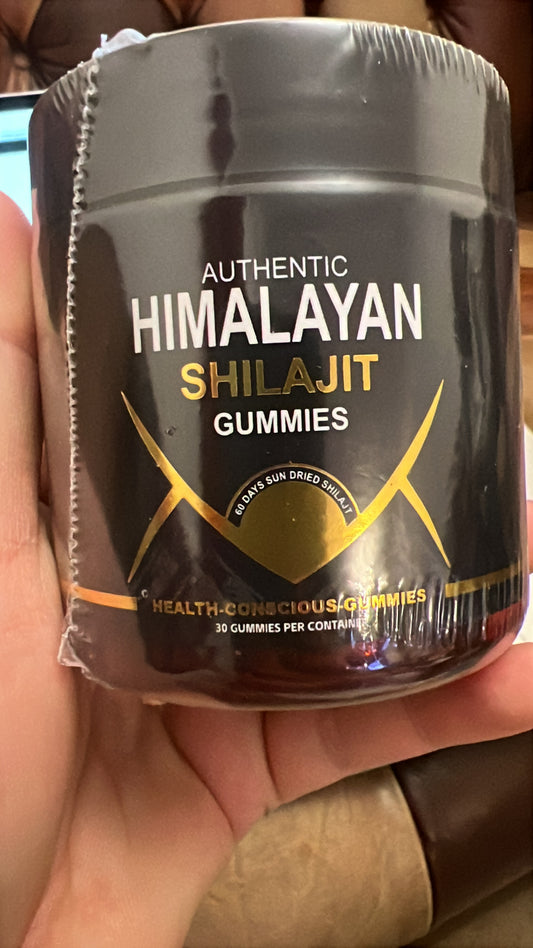 Authentic Himalayan Shilajit Gummies | 60 Days Sun Dried | 30 Gummies