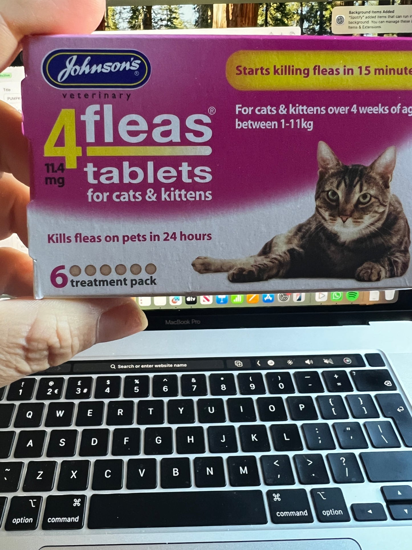 Johnson's 4Fleas Flea Tablets for Cats & Kittens – 6 Super Value Treatment Pack | 11.4mg