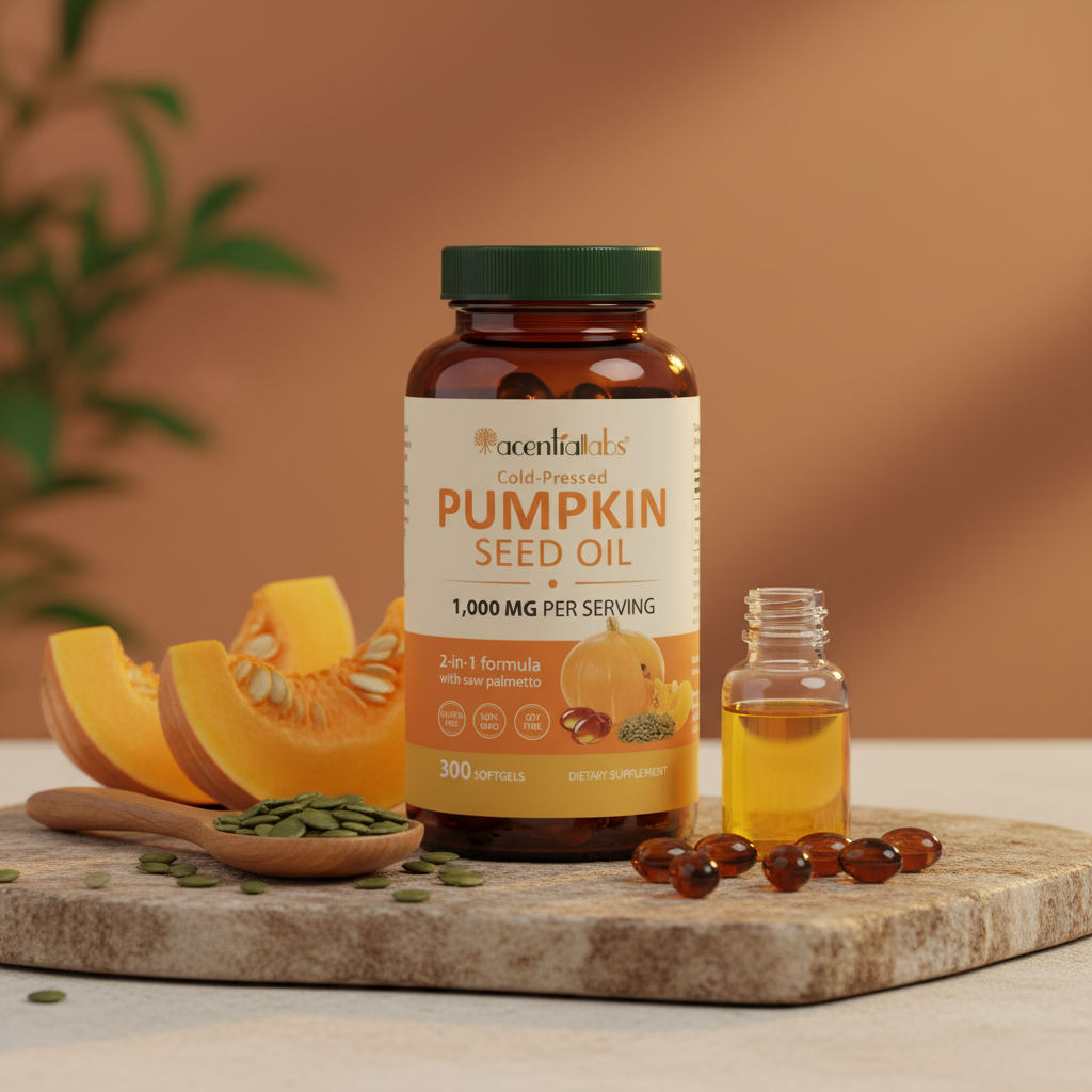 Pumpkin Seed Oil & Saw Palmetto Supplement Image
