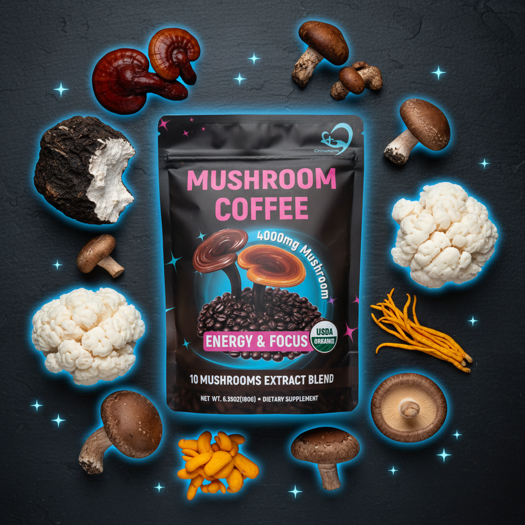 10 mushrooms glow
