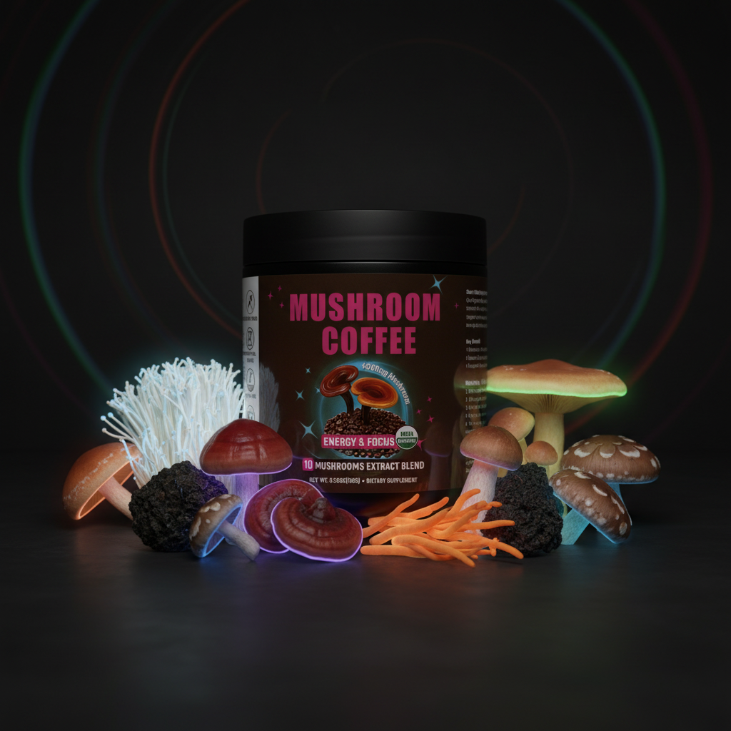 10 mushrooms glow