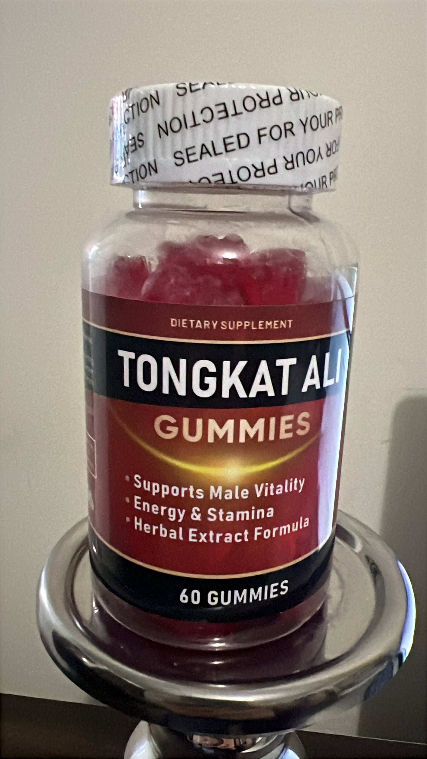 Tongkat Ali Gummies | Male Vitality, Energy & Stamina | 60 Gummies
