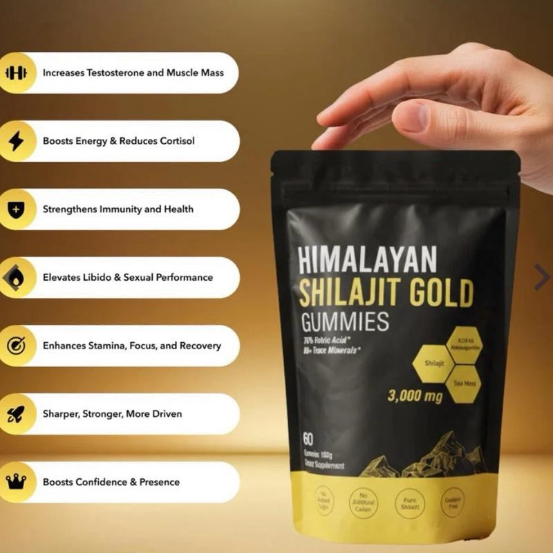 Himalayan Shilajit Gold Gummies – 3,000mg
