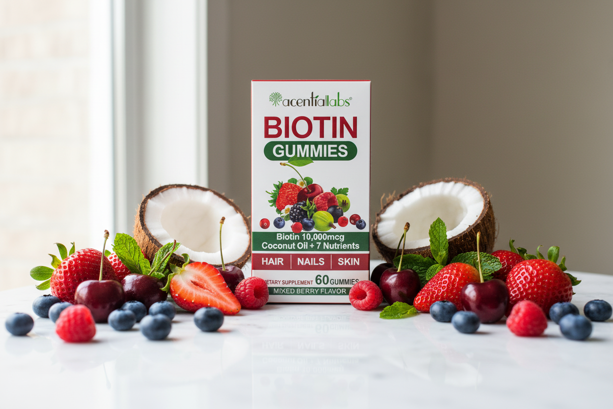 Biotin Gummies Lifestyle Product Photo