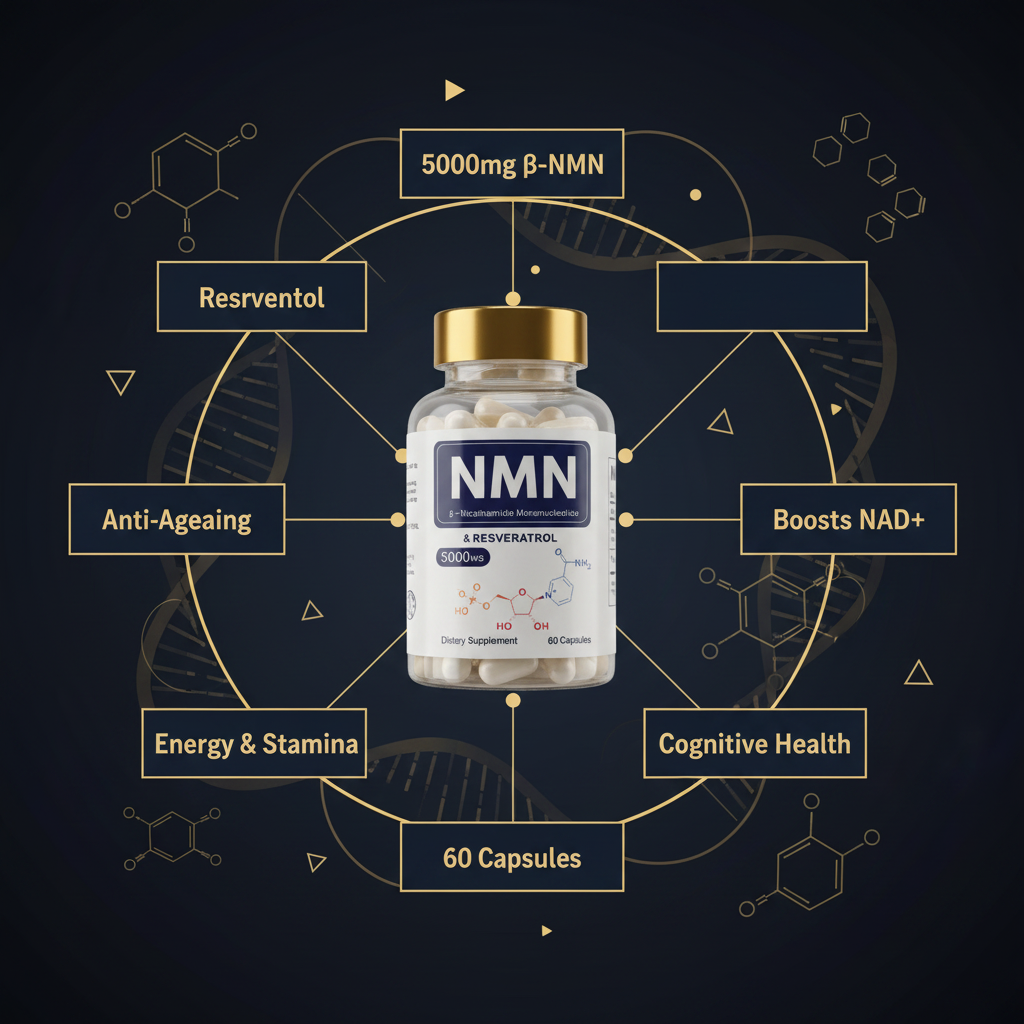 NMN Resveratrol Infographic