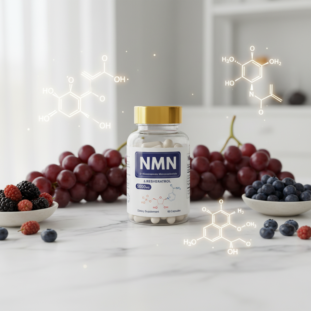 NMN Resveratrol Product Shot