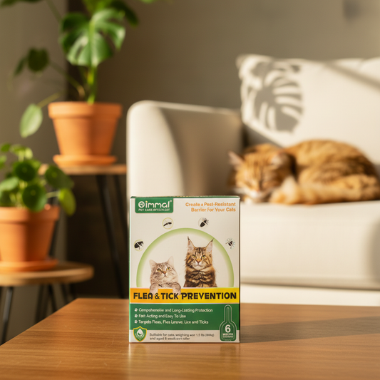 Oimmal Flea & Tick Prevention - Cosy Home Background