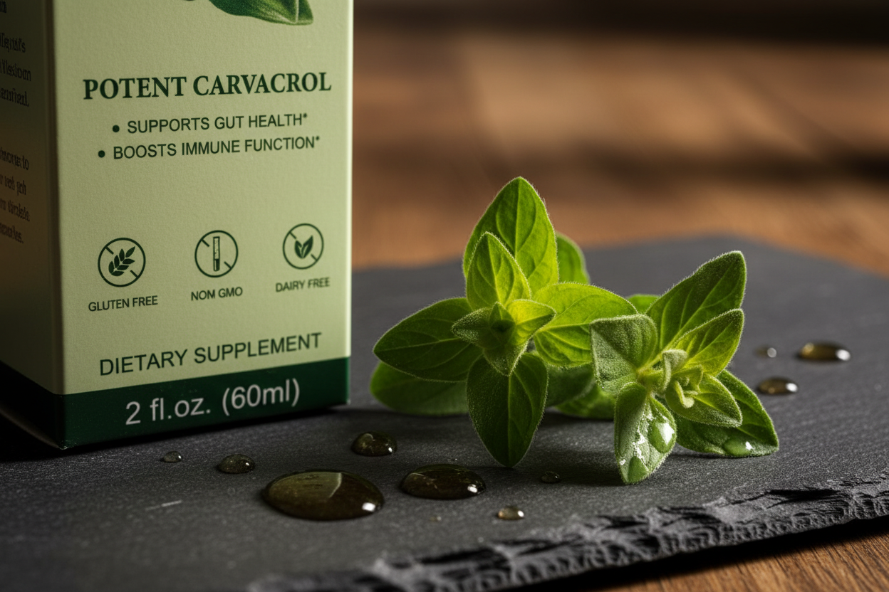 Oregano Oil Close Up