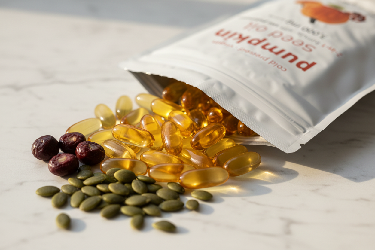 Pumpkin Seed Oil Close Up