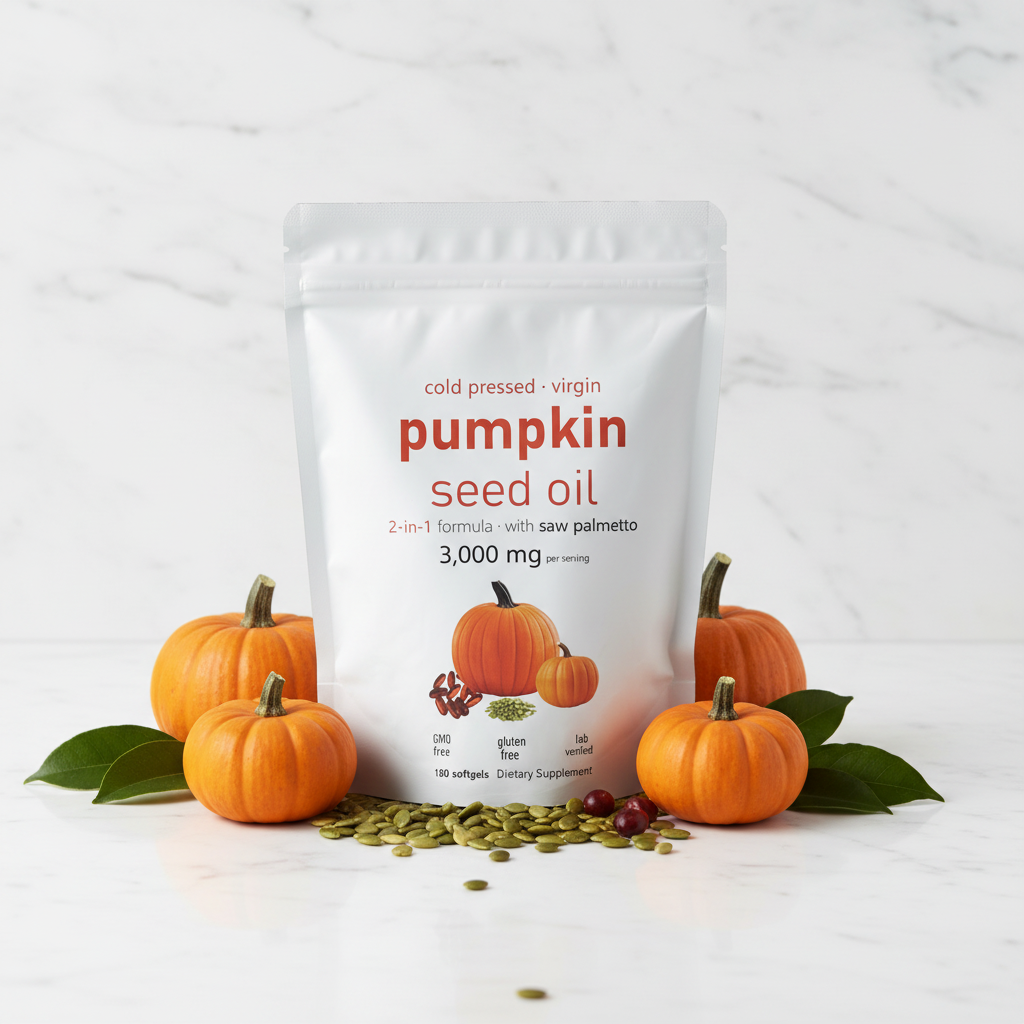 Pumpkin Seed Oil Product Shot