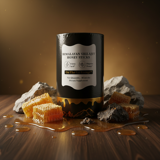 Shilajit Honey Sticks Product Shot